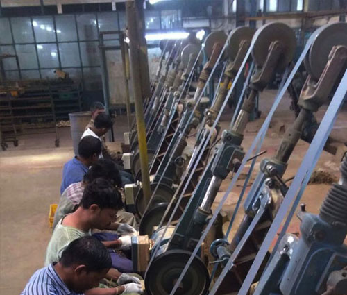 Machined components process photograph